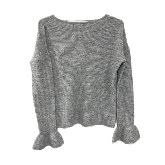 Vero Moda Grey V-Neck Sweater - Picture 3 of 7